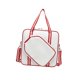 thumbnail image 1 of Bolso de bola de pepinillo, bolso de mano para raqueta de Pickleball, bolso de hombro, bolso de transporte, bolso cruzado, bolso ligero para raqueta rojo, 1 of 8