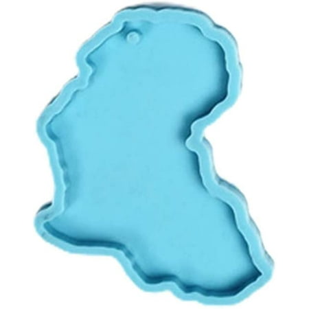 Africa Map Resin Coaster Molds,Coaster Molds for Resin Casting,Silicone ...