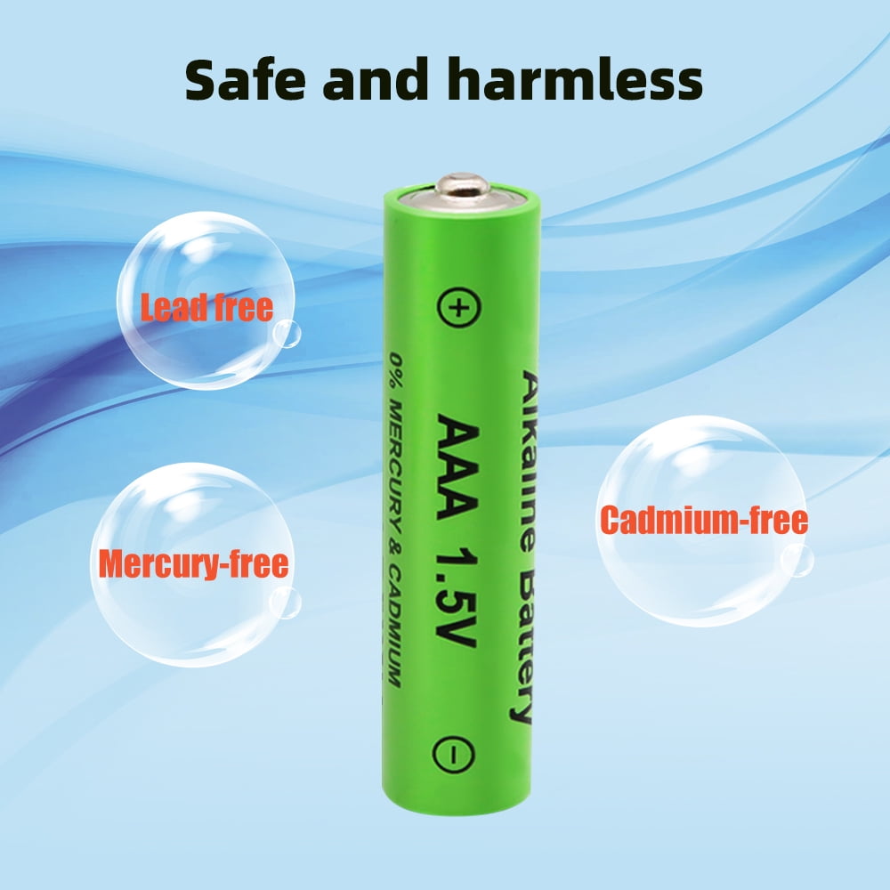 DFITO 16-Pack Rechargeable AAA Alkaline High-Capacity Batteries, 3000 mAh, Recharge up to 1200x Times, Pre-Charged