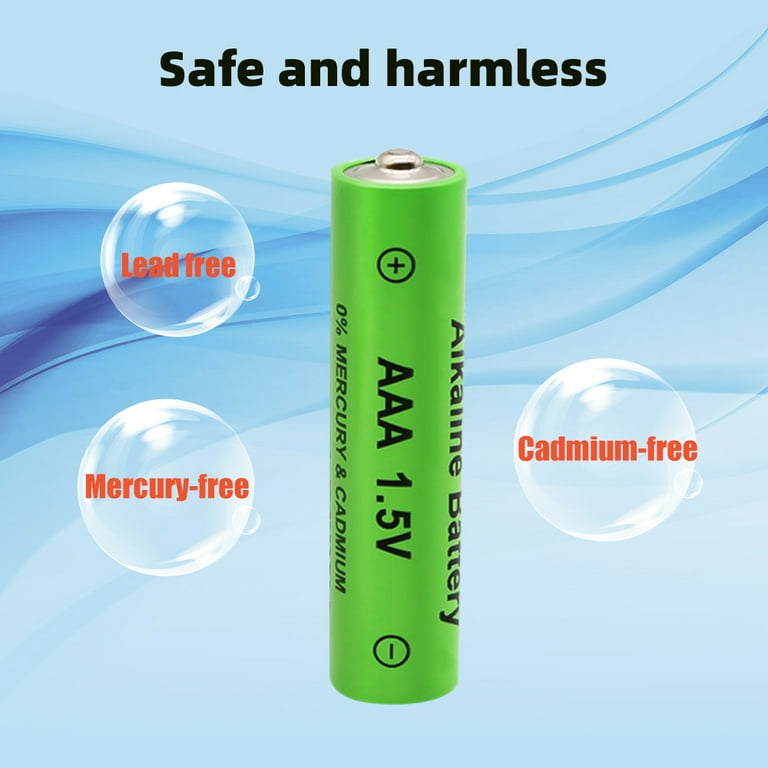 16Pcs AAA Rechargeable Alkaline Batteries 3000mah 1.5V Universal Battery  Reuse