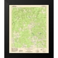thumbnail image 2 of USGS 20x24 Black Modern Framed Museum Art Print Titled - Trawick Texas Quad - USGS 1984, 2 of 5