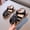 Black, variant on Girls Sandals Sandals Toddler Little Kid Closed Toe T Strap Flats Dress Sandals Summer Shoes