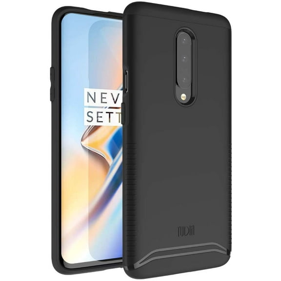 TUDIA Merge for OnePlus 7 Pro Case Slim Dual Layer Heavy Duty Cover - Matte Black