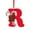 R, variant on Kbndieu Initial Ornaments Christmas Tree Decorations Ornaments, Letter Ornaments for Christmas Tree, Christmas Ornaments Christmas Hanging Decor Gifts for Women Men Friends Family Party Indoor D
