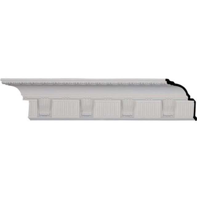 Ekena Millwork MLD06X05X08CR Moulure de Couronne en Forme de Couronne