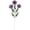 I, variant on Lifelike Artificial Violet Single Stem Flower, Faux Silk Plant For Indoor Outdoor Spring Home Decor, Wedding Centerpiece Vase Filler, Blue