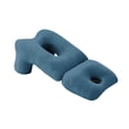 thumbnail image 2 of Almohada facial, almohada de apoyo para el cuello, almohada para acostarse, almohada de masaje multiusos para Azul, 2 of 9