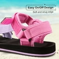 thumbnail image 4 of HARVEST LAND Girls Beach Sandals with Adjustable Straps Little Kids Water Sandals for Athletic Summer Outdoor, 4 of 9