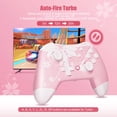 thumbnail image 5 of Mario Tennis Aces Game Disc and Upgraded Switch Pro Controller for Nintendo Switch/OLED/Lite, Wireless Switch Remote for PC/IOS/Android/Steam Pink, 5 of 10