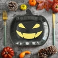 thumbnail image 4 of sunsanly 10Pcs Halloween Paper Plates Pumpkin Disposable Dinner Plates Grimace Pattern Party Dinner Tableware Supplies Snack Plates, 4 of 7