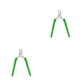 thumbnail image 3 of Soidarity Manicura Uña Cuticle Nipper Tijeras Removedor de piel muerta Mango de silicona Antideslizante Acero inoxidable Cuidado Trimmer Verde Verde 2Conjunto, 3 of 6