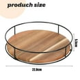thumbnail image 5 of Organizador giratorio Lazy Susan, organizador de despensa de encimera de cocina de madera maciza, giro suave de 360°, diseño que ahorra espacio para un acceso rápido a condimentos, especias y, 5 of 5