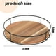thumbnail image 5 of Organizador Lazy Susan de roble de granja para encimeras de cocina y mesas de comedor, plato giratorio de madera antideslizante, construcción de madera maciza, materiales de primera calidad para, 5 of 5