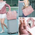 thumbnail image 5 of Overnight bags for women Carry on Bag Holdall Weekend Bag,Travel Duffel Bag Cabin Bag Women,Waterproof Sport Duffel Bag with Wet Bag,Gym Tote Bag Men, Mum Hospital Bag Maternity Pink, 5 of 8
