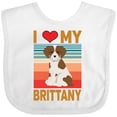 thumbnail image 3 of Inktastic Brittany Spaniel Dog Boys or Girls Baby Bib, 3 of 4