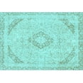 thumbnail image 1 of Ahgly Company Indoor Rectangle Abstract Light Blue Modern Area Rugs, 7' x 9', 1 of 4