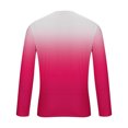 thumbnail image 4 of Men’s T-Shirt Ombre Long Sleeve Top Fall Fashion Athletic Sweatshirts Loose Pullover Graphic Tee Shirts Big and Tall Crewneck Sweatshirts Sports Tees, 4 of 4