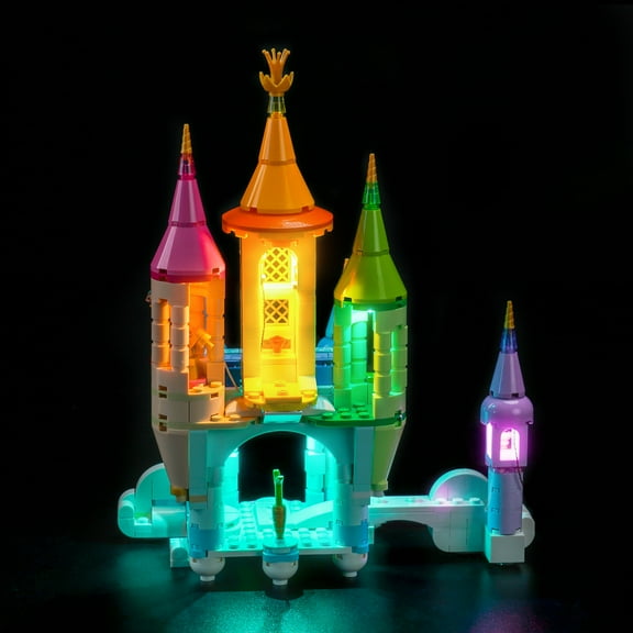 QC Ltbrcik Lighting Set For Lego Creator 3 in 1 Unicorn Castle 31175 Building Toy for Kids,Only Led Light Kit,Not Include Building Blocks,Lightings Kit Gift Idea for Birthdays