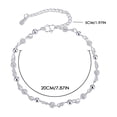 thumbnail image 4 of Pulsera de cadena delicada y elegante, collar con colgante para fiesta de graduación. Cuenta de arena ligera, 4 of 4