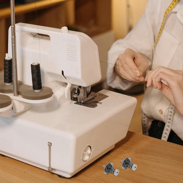 unbranded 3Ud Tensores De Hilo Para Máquina Overlock Y Reparación Con Construcción Duradera Metal Plateado