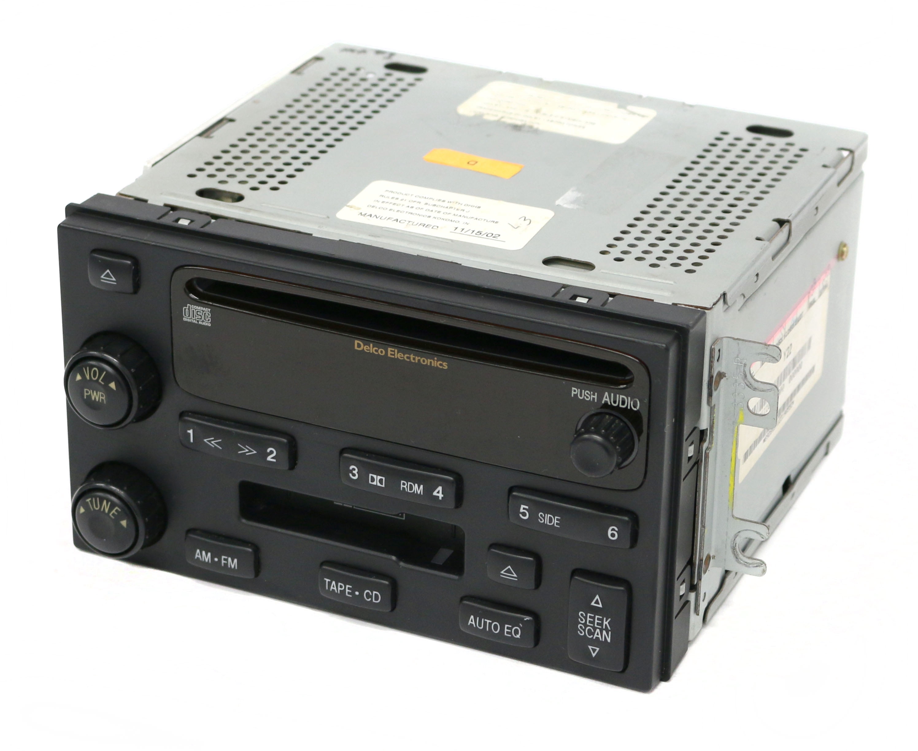 Restored 2003-2006 Kia Sorento AMFM Delco Radio Single Disc & Cassette Player 96110-3E000 (Refurbished)