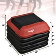 thumbnail image 2 of Yes4All Adjustable High Step Aerobic Platform, 16 in x 16 in, for Aerobic Step Exercises (Red/ Black), 2 of 7