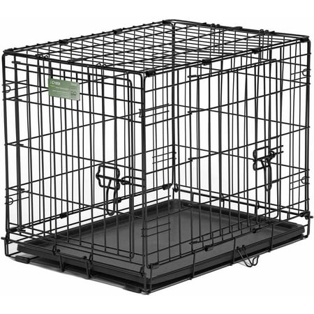 dog crate walmart door metal inch double outdoor icrate