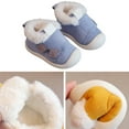 thumbnail image 6 of Baby Booties Newborn Boy Girl Shoes Winter Warm Fur Lining Non-Slip Lace Up Prewalker Boots, 6 of 8
