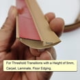 thumbnail image 3 of 6.56ft Vinyl Self Adhesive Overlap Threshold Reducer,flooring Tile Laminate Border Transition Strip,flat Carpet Rug Edging Strips, Fluted Saddle,flexi, 3 of 5