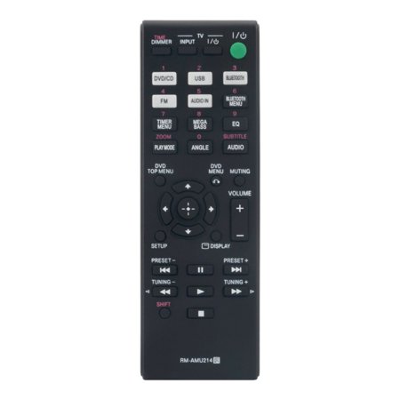 RM-AMU214 Replace Remote for Sony Stereo System SS-SBT40D CMT-SBT40D HCD-SBT40D