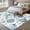 Blue, variant on Rectangle Area Rugs 2 x 3 Ft, Green Blue Pumpkins Fall Non-Slip Residential Carpet, Autumn Botanical Thanksgiving Indoor Crawling Mats Runner Rugs for Living Room/Dining Room/Bedroom