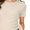 White, variant on Girls T Shirt Ribbed Short Sleeve Crew Neck Plain Basic Summer Tees Fashion Clothing (5-14Y)