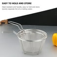 thumbnail image 3 of Mobutofu Wire Mesh Basket for Deep Frying Frying Basket Heat-resistant 1Set, 3 of 5