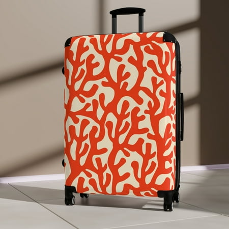 Suitcases - Neon Coral