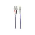 thumbnail image 2 of Intellinet Fiber Optic Patch Cable, OM4, LC/SC, 3m, Violet, Duplex, Multimode, 50/125 ��m, LSZH, Fibre, Lifetime Warranty, Polybag - Patch cable - SC multi-mode (M) to LC multi-mode (M) - 3 m - fiber optic - duplex - 50 / 125 micron - OM4 - halogen-free - violet, 2 of 5
