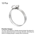 thumbnail image 3 of Worm Gear Hose Clamp, 12pcs 1"-1 1/2" Adjustable Stainless Steel Hose Clamps for Securing Hose, 3 of 5
