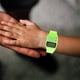 thumbnail image 4 of 2 calculadoras de reloj portátiles, tipo reloj de pulsera, para operaciones geométricas. Regalo de cumpleaños para niños. Color verde., 4 of 7