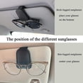 thumbnail image 2 of Car Sunglasses Holder Sun Glasses Bracket Clip Auto Sunglass Organizer Car Sun Holder Glass Glasses Stand Eyeglass Storage Case, 2 of 5