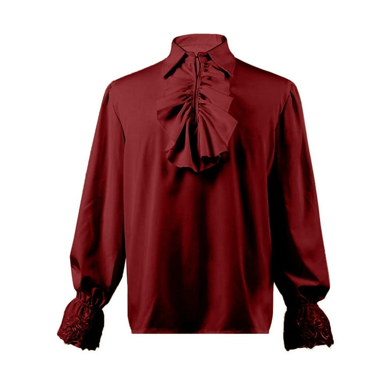 Women's Elegant Vintage Medieval Shirt Long Sleeve Steampunk