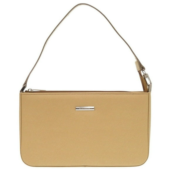 Pre-Owned Burberry Leather Beige Shoulder Bag 0391BURBERRY (Good)