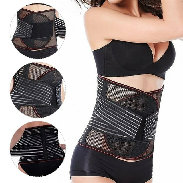 Unisex Lumbar Back Brace With Strong Stability Bars for Lower Back Pain Relief Breathable Waist Lumbar Support Lower Back Brace
