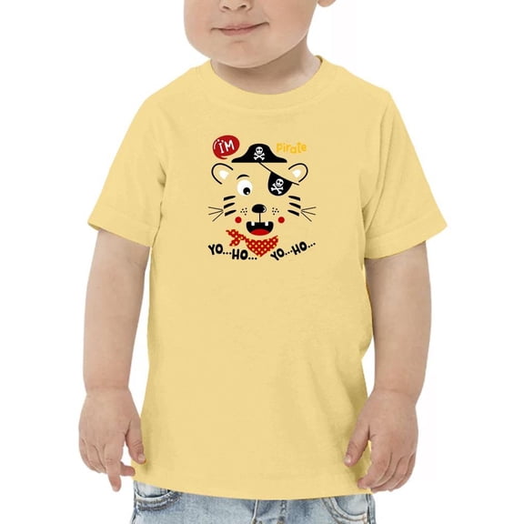 I'm Tiger Pirate T-Shirt Toddler -Image by Shutterstock, 4 Toddler