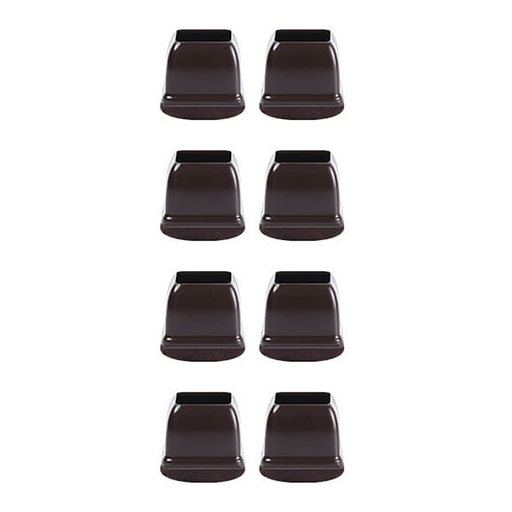 kedshhgu Chair Leg Floor Protectors Clear, 8 pcs Clear Felt Bottom Silicone Pads for Hardwood Floors & Furniture Feet Rubber Caps for Chairs - Medium