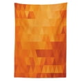 thumbnail image 3 of Ambesonne Burnt Orange Tablecloth Rectangular Table Cover, Shapes and Patterns, 60"x90", Burnt Orange, 3 of 4