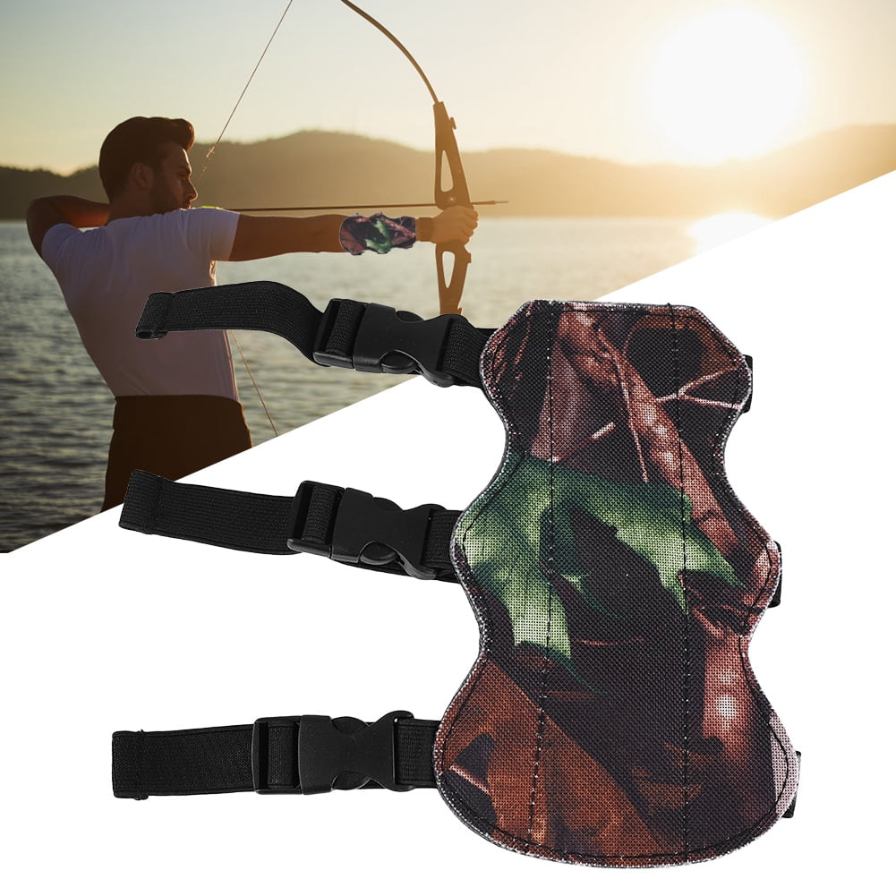 TOPINCN Kids Youth Adjustable Canvas Archery Arm Guard Protective Gear