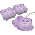 thumbnail image 4 of Darling Souvenir Custom Names Thank You For Celebrating With Us Wedding Hang Tags Personalized Party Tags-Stary Mauve Purple-50 Tags, 4 of 6
