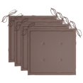thumbnail image 3 of vidaXL Garden Dining Chairs with Cushions 3 pcs Solid Acacia Wood, 3 of 4
