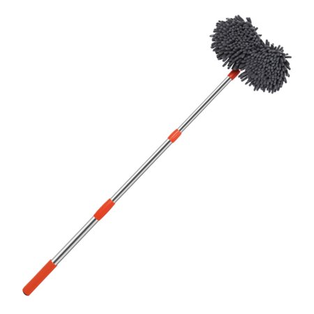

Wovilon Retractable Double-Layer Car Washing Brush Which Can Rotate 360 ° Flexibly Is Used For Car Washing Paint Friendly And Scratch Free Car Cleaning Brush
