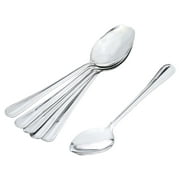 12 Stainless Steel Table Dinner Spoons Set Kitchen Cutlery Utensils Tableware
