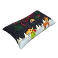 thumbnail image 3 of Disketp Pillow Covers Merry Christmas Elk Pattern Throw Pillow Case Cushion Covers,Cushion For Bedroom,Couch,Home-14"X20", 3 of 9